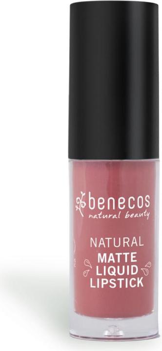 Actual product image Benecos Matte Liquid Lipsticks rosewood romance (Rose)