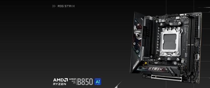 Image du produit ASUS ROG STRIX B850-I GAMING WIFI (AM5, AMD B850, Mini-ITX)