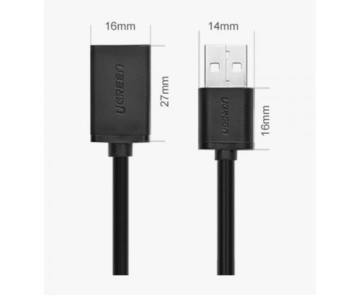 Actual product image Ugreen USB A — USB A (1 m, USB 2.0)