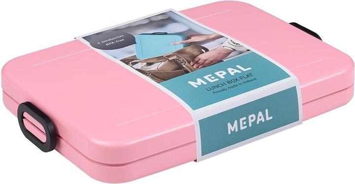 Actual product image Mepal Lunchbox Take a Break Flat - Nordic Pink