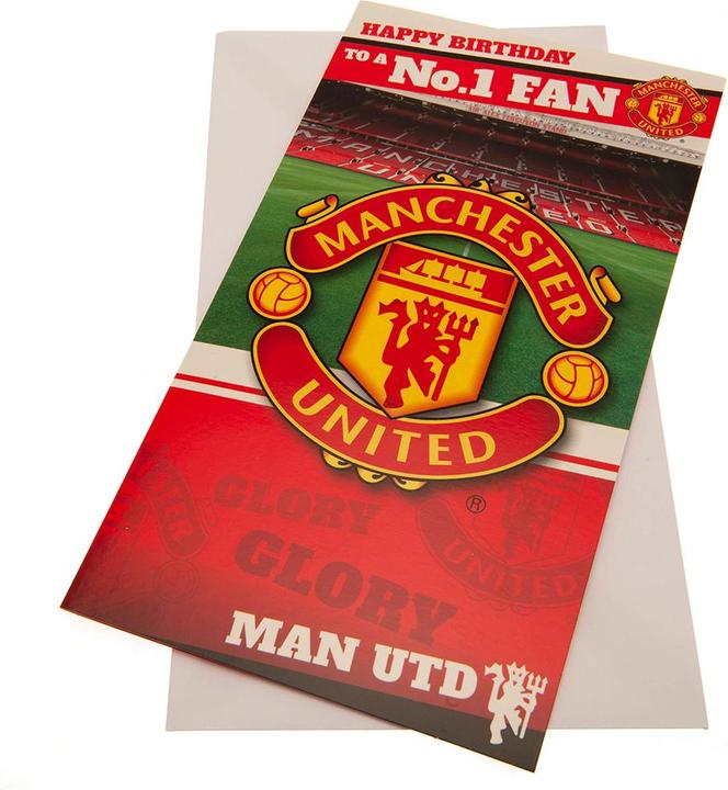 Image du produit Manchester United FC Carte d'anniversaire No 1 Fan (1 pcs)