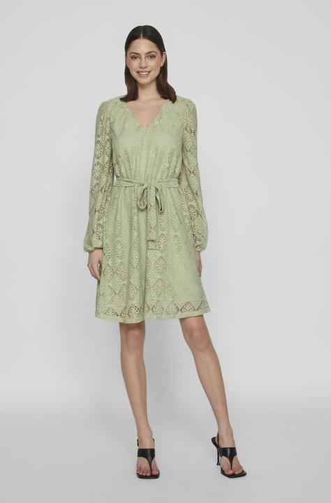 Actual product image Vila Tie waist dress with long sleeves (S)