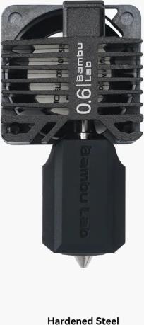 Bambu Lab P1 Hotend - hardened steel nozzle 0.6mm (Blast pipe)