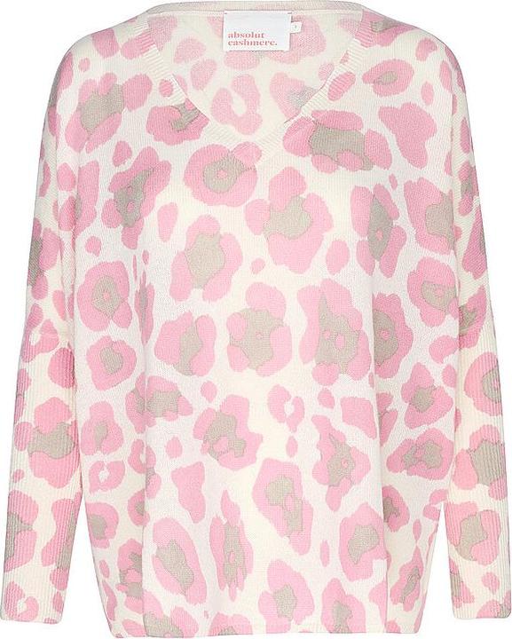 Absolut Kaschmirpullover CAMILLE PRINT (L)