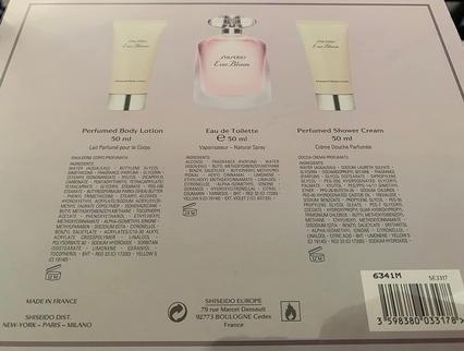 Produktbild Shiseido Ever Bloom EDT 50ml mit Körperlotion und Duschcreme
