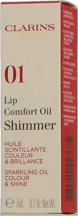 Immagine prodotto Clarins Olio Lip Comfort - Shimmer Sequin Flares 01 (No. 01 - razzi di segnalazione con paillettes)