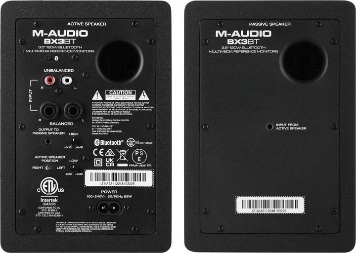 Actual product image M-Audio BX3BT (Active, Pair, 1x 50 W)