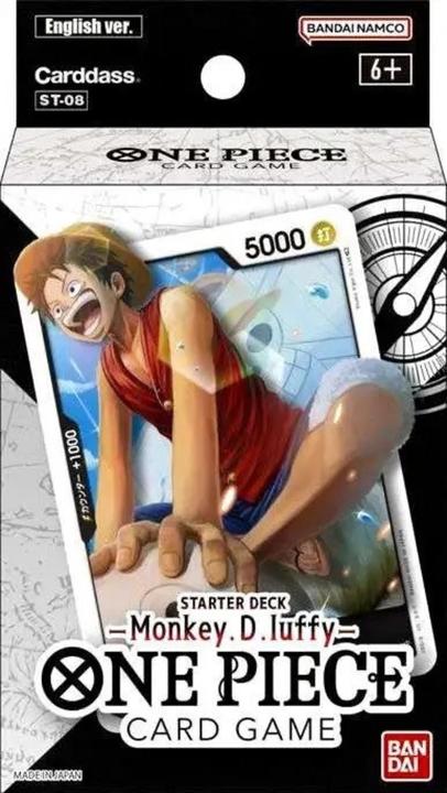 Actual product image One Piece Monkey.D.Luffy ST-08 Starter Deck - Card Game - EN (English, Deck)