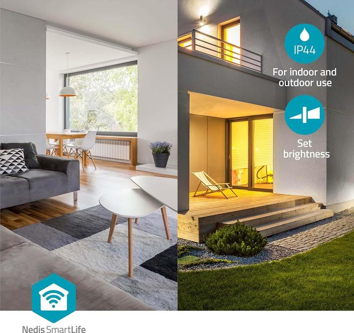 Image du produit Nedis SmartLife Plafonnier Wi-Fi | RGB / Blanc chaud à froid | Rond | Diamètre : 260 mm | 1820 (1820 lm)