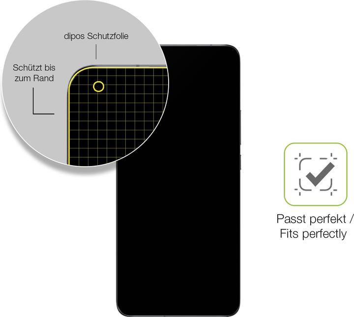 Actual product image Dipos Full Cover Screen Protector Matte (1 Piece, Xiaomi Mi 11 Ultra)