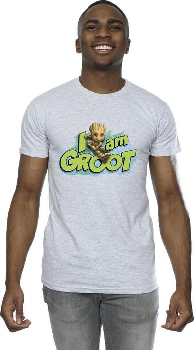 Produktbild Guardians Of The Galaxy I Am Groot Jumping TShirt (L)