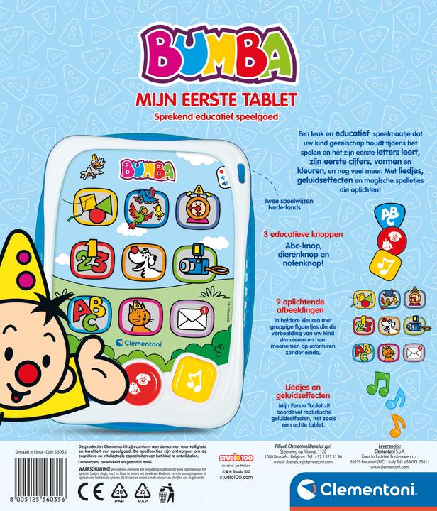 Immagine prodotto Clementoni Compressa Bumba ABC