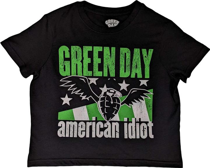 Green Day American Idiot Kurzes Top (S)