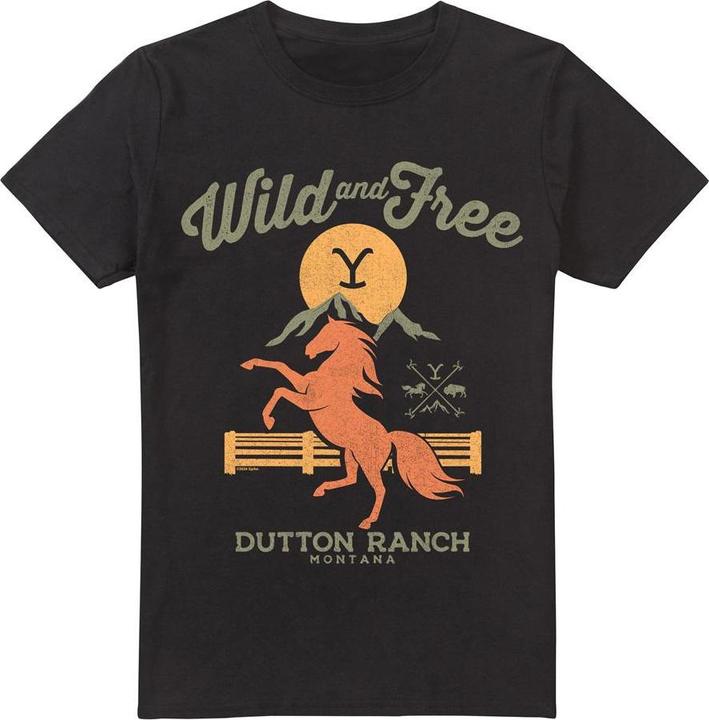 Actual product image Yellowstone Mens Wild & Free T-Shirt (4XL)