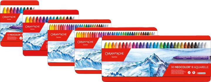 Produktbild Caran d'Ache Neocolor II Aquarelle Metallschachtel (Mehrfarbig, 40 x)