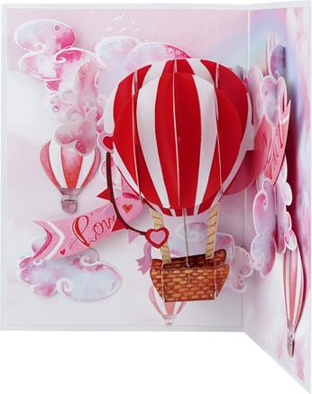 Produktbild MU Classic 3D Pop-Up Grusskarte - Love is in the air (1 Stk.)