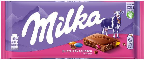 Milka Lenticchie colorate al cacao (100 g)