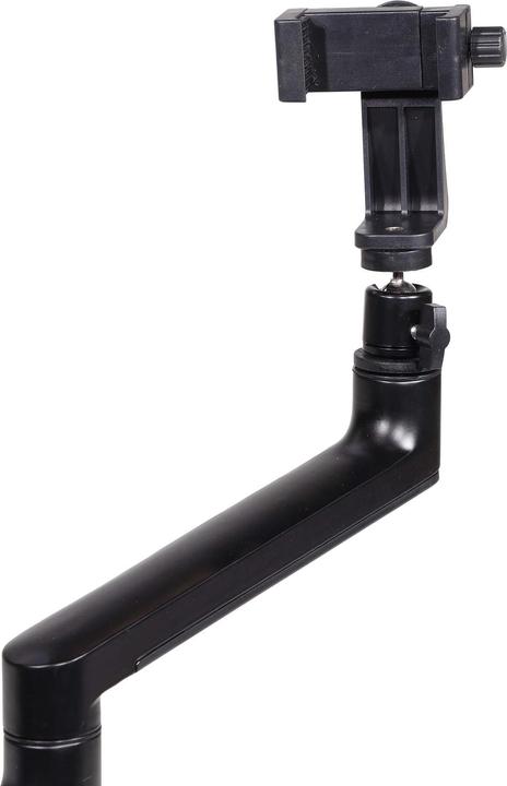 Produktbild Wiltec 4in1 Tischstativ Kamera Stativ mit Tischklemme Ringlicht Streaming Setup (Metall)