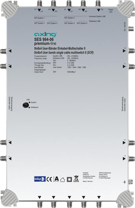 Produktbild Axing Multischalter Unicable (Multischalter)