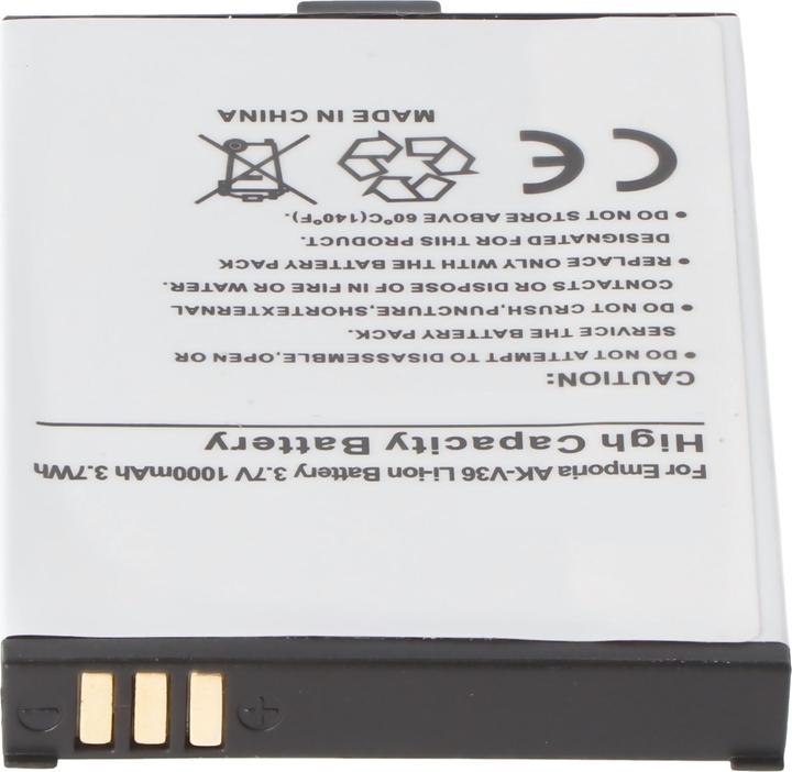 Actual product image AccuCell Akku Emporia AK-V35 Elegance, AK-V36, AK-V37