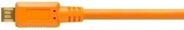 Immagine prodotto Tether Tools Cavo TetherPro da USB 2.0 a Micro-B 5-Pin, 4,6 m Arancione (4.60 m, USB 2.0)