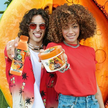 Produktbild Garnier Fructis Hair Food Papaya Repairing Mask (400 ml)