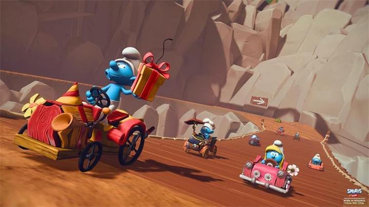 Actual product image Microids Smurfs Smurftastic Collection 3 in 1 (PS5, DE)