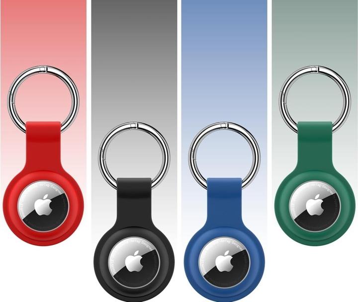 Image du produit Screenguard Etui silicone Apple Airtag Liquid avec porte-clés