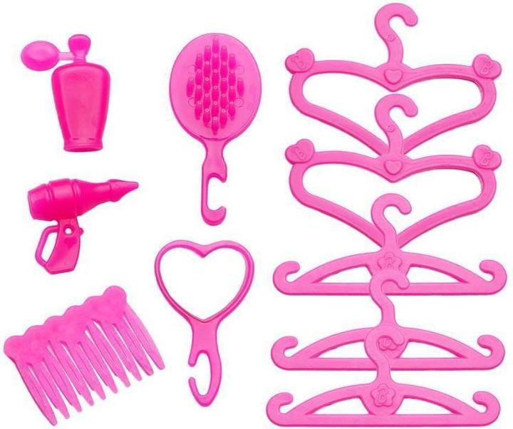 Image du produit Hermex Ensemble d'accessoires de chambre à coucher pour poupées Barbie