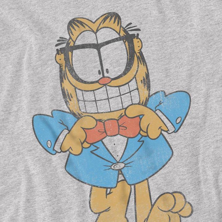 Actual product image Garfield Mens Dapper Cat T-Shirt (S)