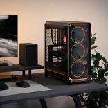 Produktbild Fractal Meshify 3 Ambience Pro RGB Light Tint Black (ATX, Mini-ITX, mATX, E-ATX)