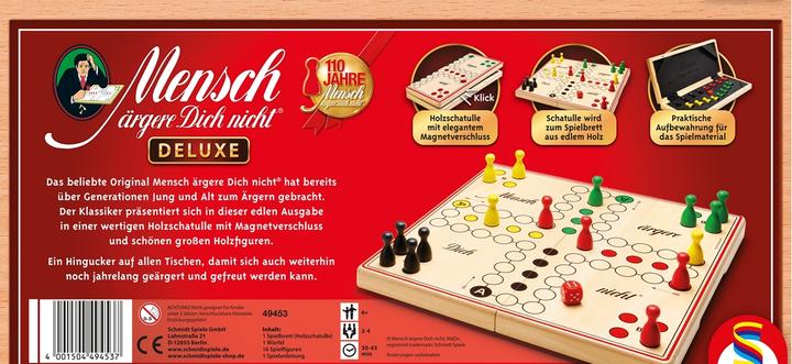 Immagine prodotto Schmidt Spiele Ludo Deluxe (d) (Tedesco)