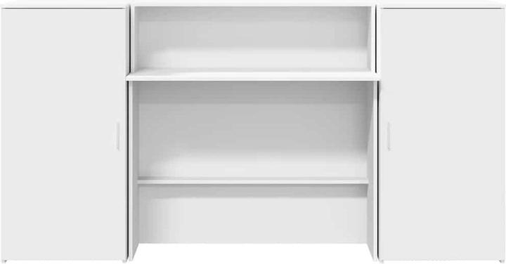 Image du produit VidaXL Comptoir d'accueil Blanc 200x50x103,5 cm Bois composite Comptoir d'accueil