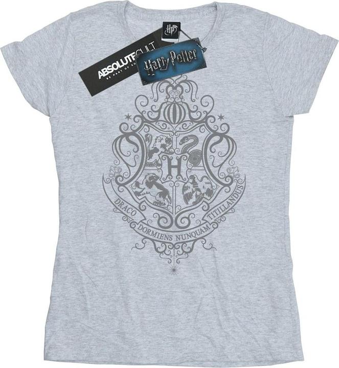 Immagine prodotto Hogwarts Draco Dormiens Crest Maglietta Donna (L)