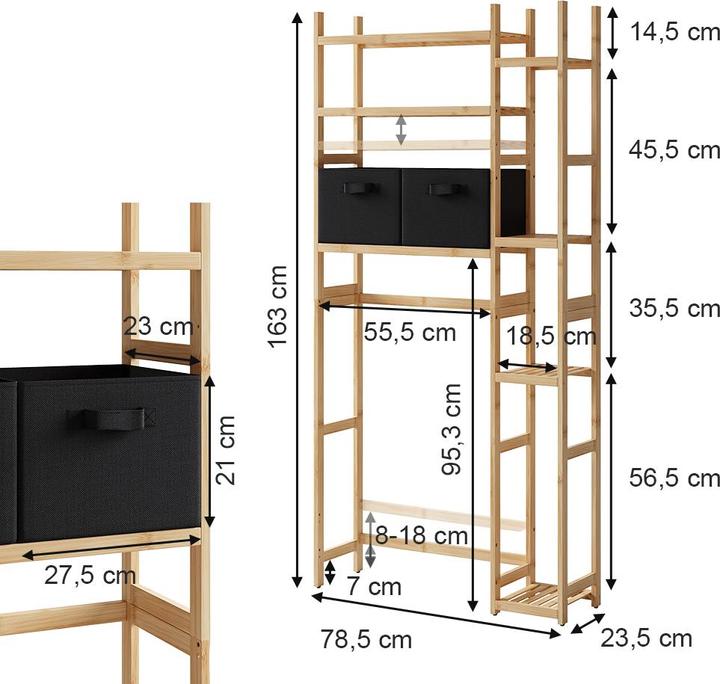 Immagine prodotto Vicco Bilbao (78,5 x 23,5 x 163 cm)