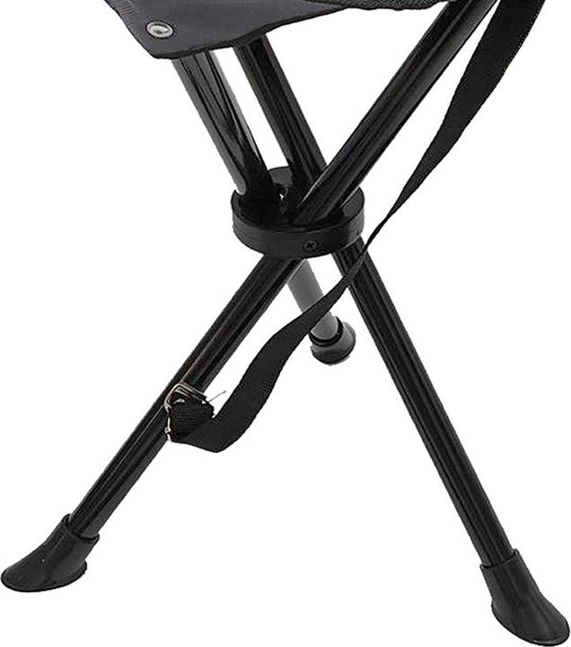 Actual product image Inda-Exclusiv 3-Bein Klapphocker Dreibeinhocker Campinghocker Anglerhocker Tragegurt