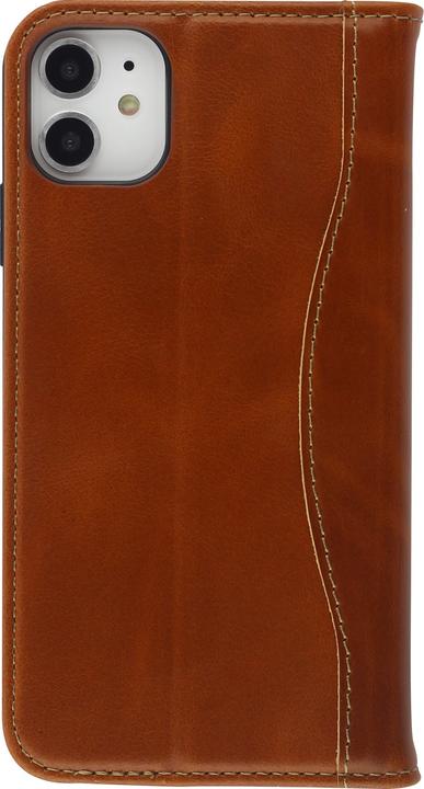 Actual product image Fierre Shann Fourre Flip cuir véritable (Apple iPhone 13 Pro Max)