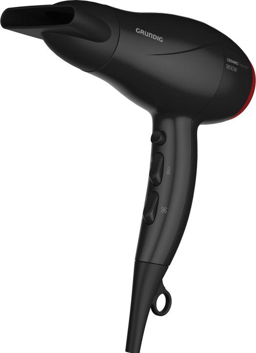 Image du produit Grundig HD 3700 B sèche-cheveux 1800 W, sèche-cheveux, 3 réglages de température et 2 réglages de débit