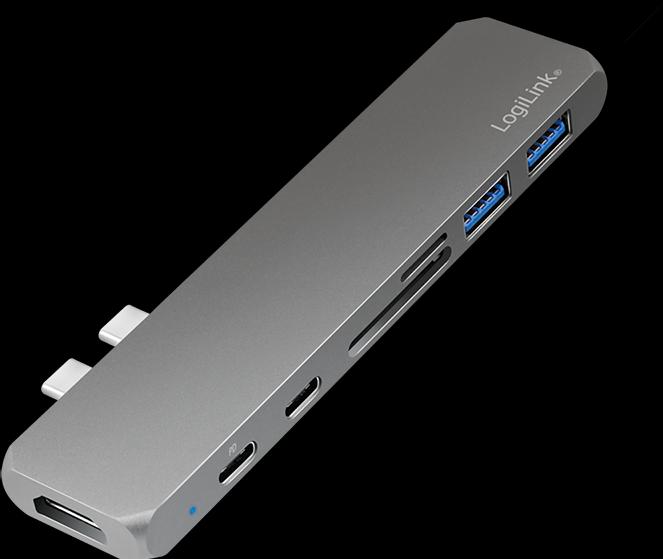 Produktbild LogiLink USB 3.2 (Gen 1) Docking Station (USB-C, 7 Ports)