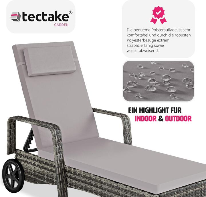 Immagine prodotto tectake Sonnenliege (200 cm)