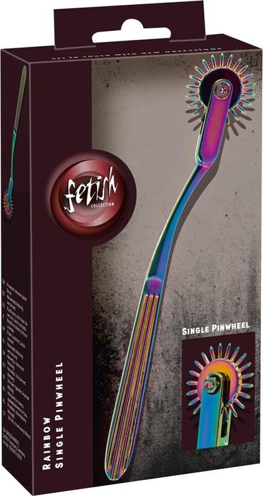 Actual product image Fetish Collection Rainbow Single Pinwheel