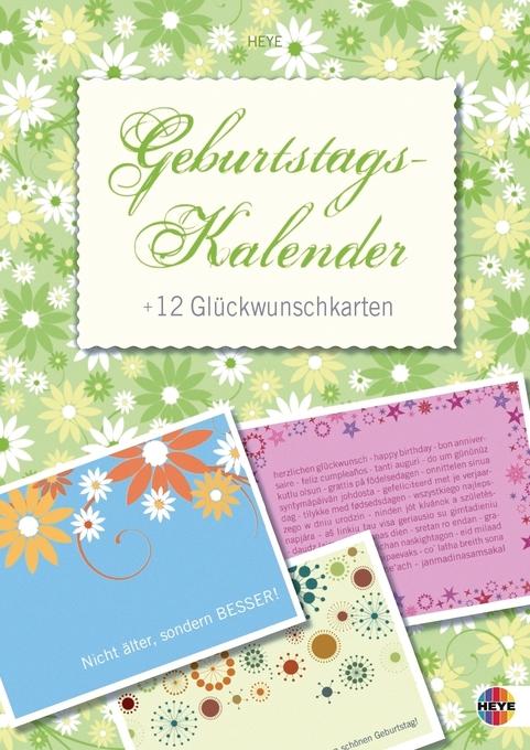 Heye Geburtstagskal. Plus 22047 (A4, Harter Einband, Deutsch)