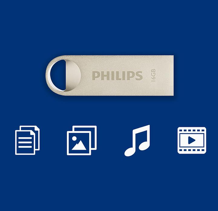 Produktbild Philips Moon Edition 2.0 (16 GB, USB-A, USB 2.0)
