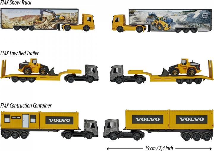 Produktbild Majorette Volvo Transporter Assortment