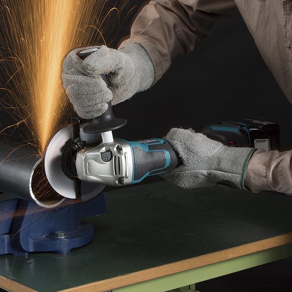 Image du produit Makita DGA508Z Cordless angle grinder, 18 V, ø125mm, 8500 min-1, paddle switch, Without batteries and charg (125 mm)