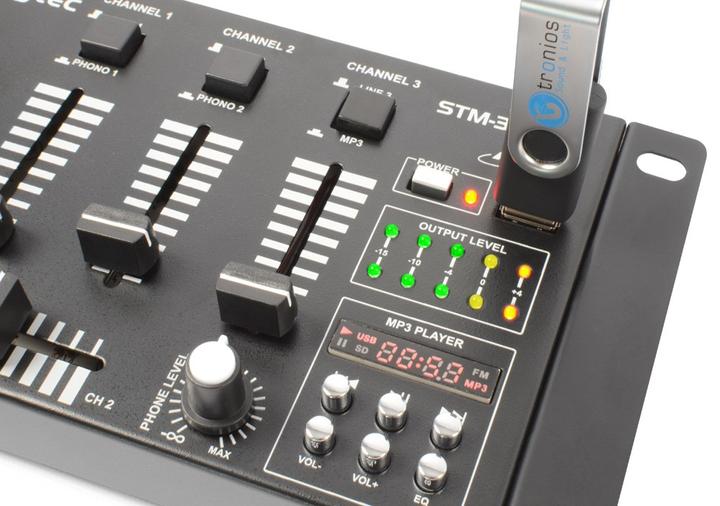 Actual product image Skytec DJ mixer STM-3020B (DJ controller)