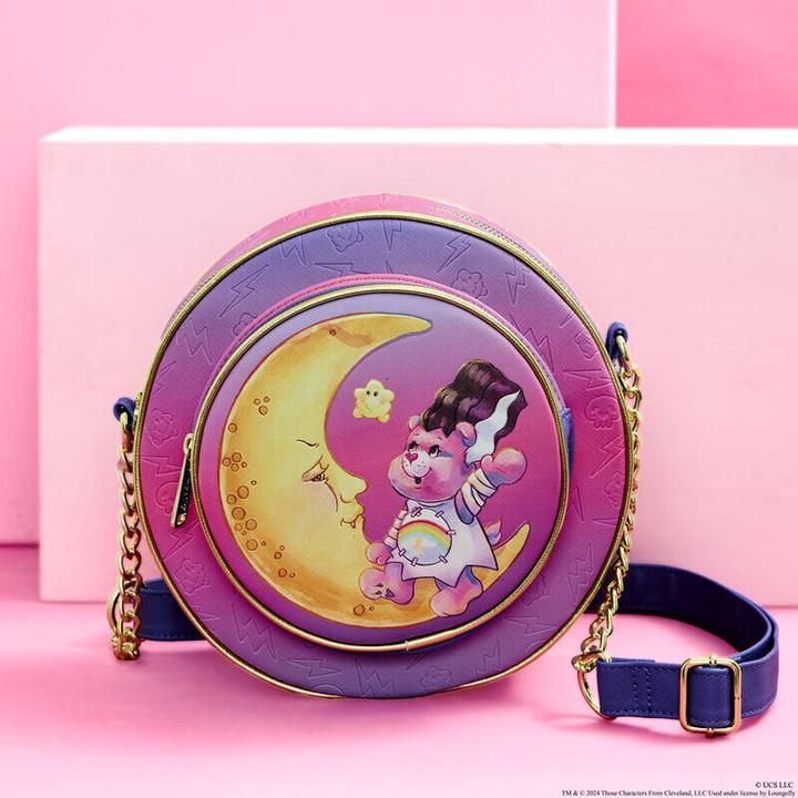 Actual product image Loungefly Die Glücksbärchis x Universal Monsters by shoulder bag Cheer Bear Pride