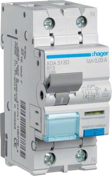 Actual product image Hager FI/LS switch