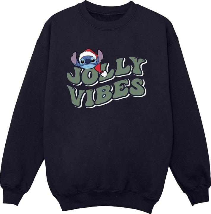 Actual product image Disney Womens/Ladies Lilo & Stitch Jolly Chilling Vibes Sweatshirt (XL)