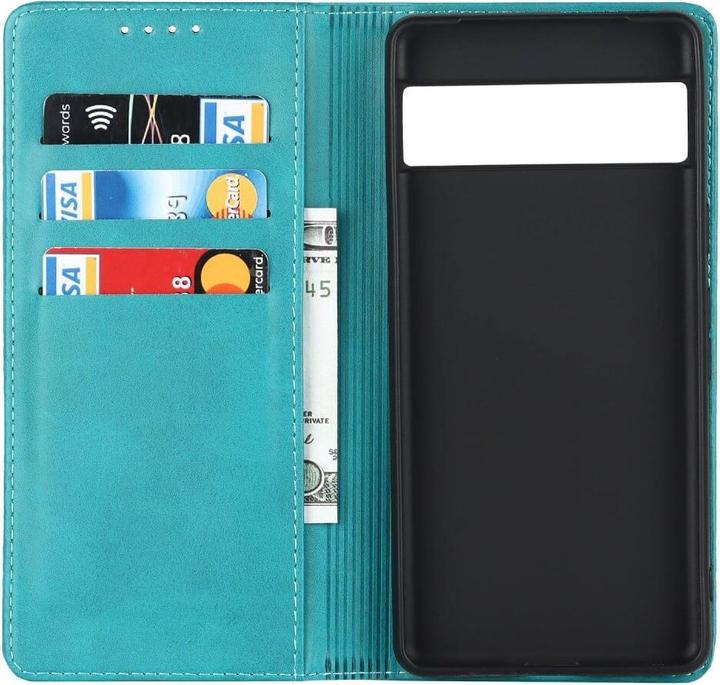 Actual product image Cover-Discount Google Pixel 7 - Stand Flip Case Cover turquoise (Google Pixel 7)